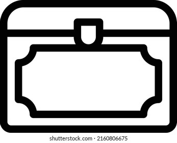treasure  Vector illustration on a transparent background. Premium quality symmbols. Thin line vector icons for concept and graphic design.