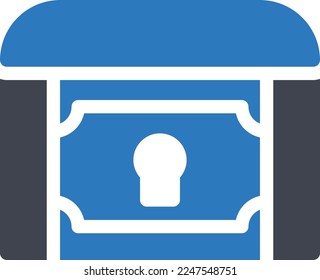 treasure Vector illustration on a transparent background. Premium quality symmbols. Glyphs vector icons for concept and graphic design. 
