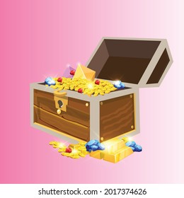 Tesoro del tesoro del juego de descarga de imágenes vectoriales