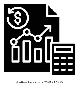 Treasury Stock Icon Element For Design