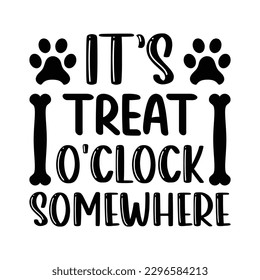 It’s Treat O'clock Somewhere Svg Design