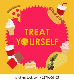 Treat Yourself Food Collection Vector Emoji