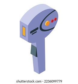 Treatment epilator icon isometric vector. Woman skin. Hair cosmetic