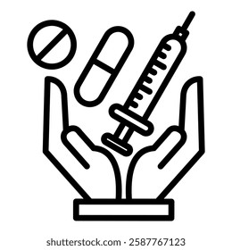 Treatment Icon Element For Design
