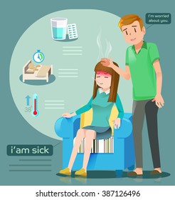 The treatment itself is easy. Couples are taking care together.