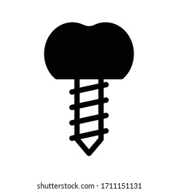 treatment vector glyph flat icon 