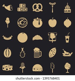 Treats icons set. Simple set of 25 treats vector icons for web for any design