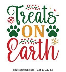  Treats On Earth, Christmas SVG Design, Christmas Design Template, Christmas SVG Design Bundle