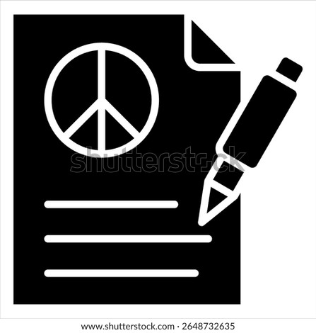 Treaty Icon Element For Design