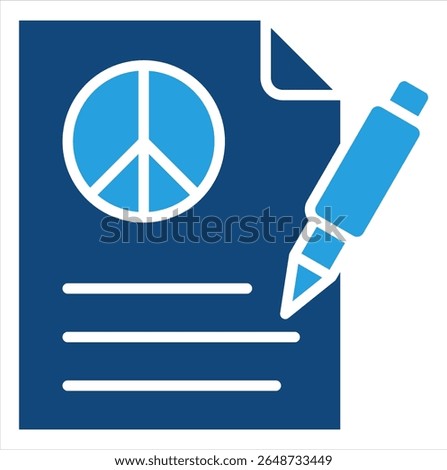Treaty Icon Element For Design