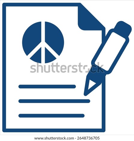 Treaty Icon Element For Design