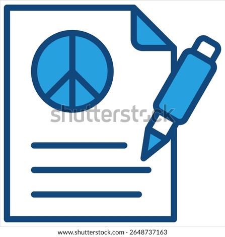 Treaty Icon Element For Design