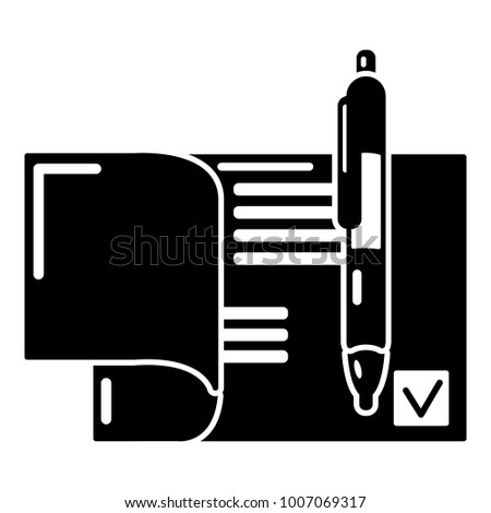 Treaty icon. Simple illustration of treaty vector icon for web