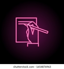 Treaty icon. Simple thin line, outline vector of banking icons for ui and ux, website or mobile application