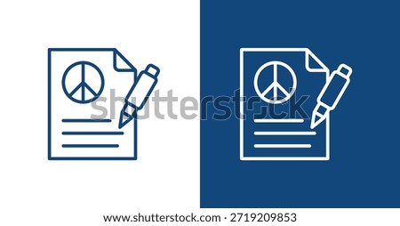 Treaty Outline, with light and dark background