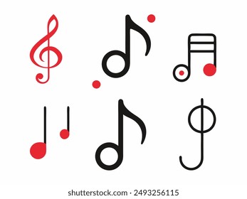 Icono plano de la horquilla de agudos con sombra larga. Ilustración vectorial de pictograma de ícono de música simple. Asignatura escolar, Símbolo musical, notación musical, aula de música, concepto de música. Diseño de logotipo