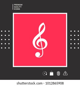Treble clef icon