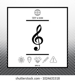Treble clef icon