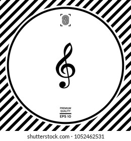 Treble clef icon