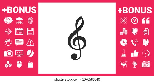 Treble clef icon