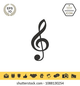 Treble clef icon