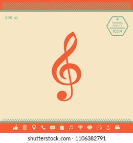 Treble clef icon