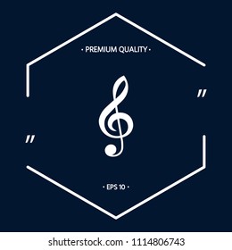 Treble clef icon