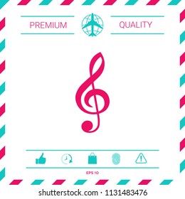 Treble clef icon