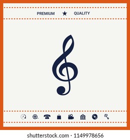 Treble clef icon