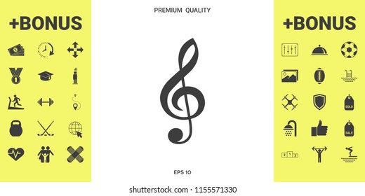 Treble clef icon