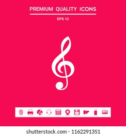 Treble clef icon