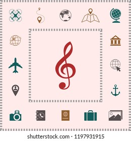 Treble clef icon