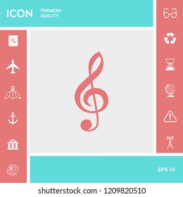 Treble clef icon