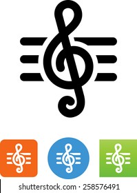 Treble Clef Icon