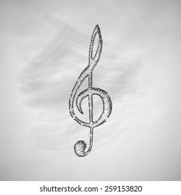 treble clef icon
