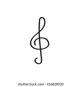 Treble clef icon