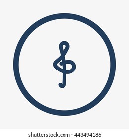 treble clef icon