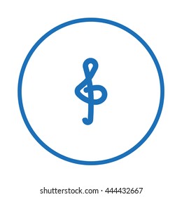 treble clef icon