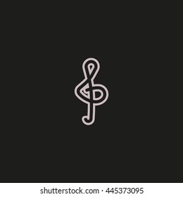 treble clef icon