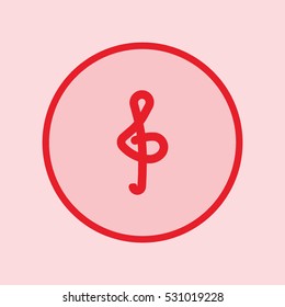 treble clef icon