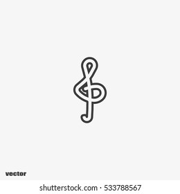 treble clef icon