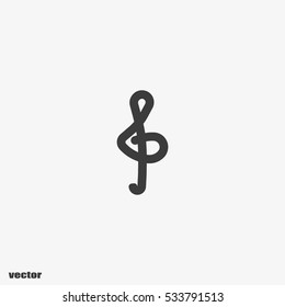 treble clef icon
