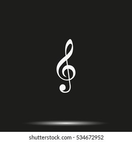 Treble clef icon.