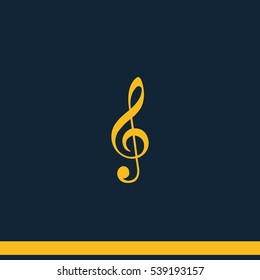 Treble clef icon.