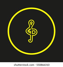 treble clef icon