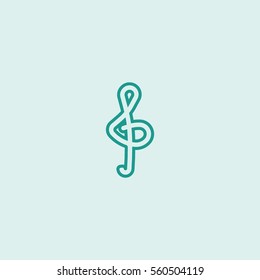 treble clef icon