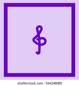 treble clef icon