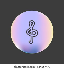 treble clef icon