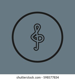 treble clef icon