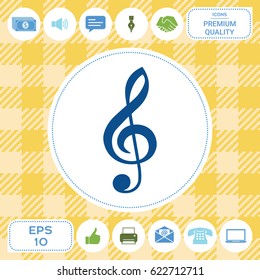 Treble clef icon